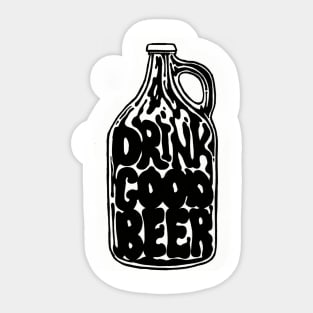 Drink Good Beer Sticker